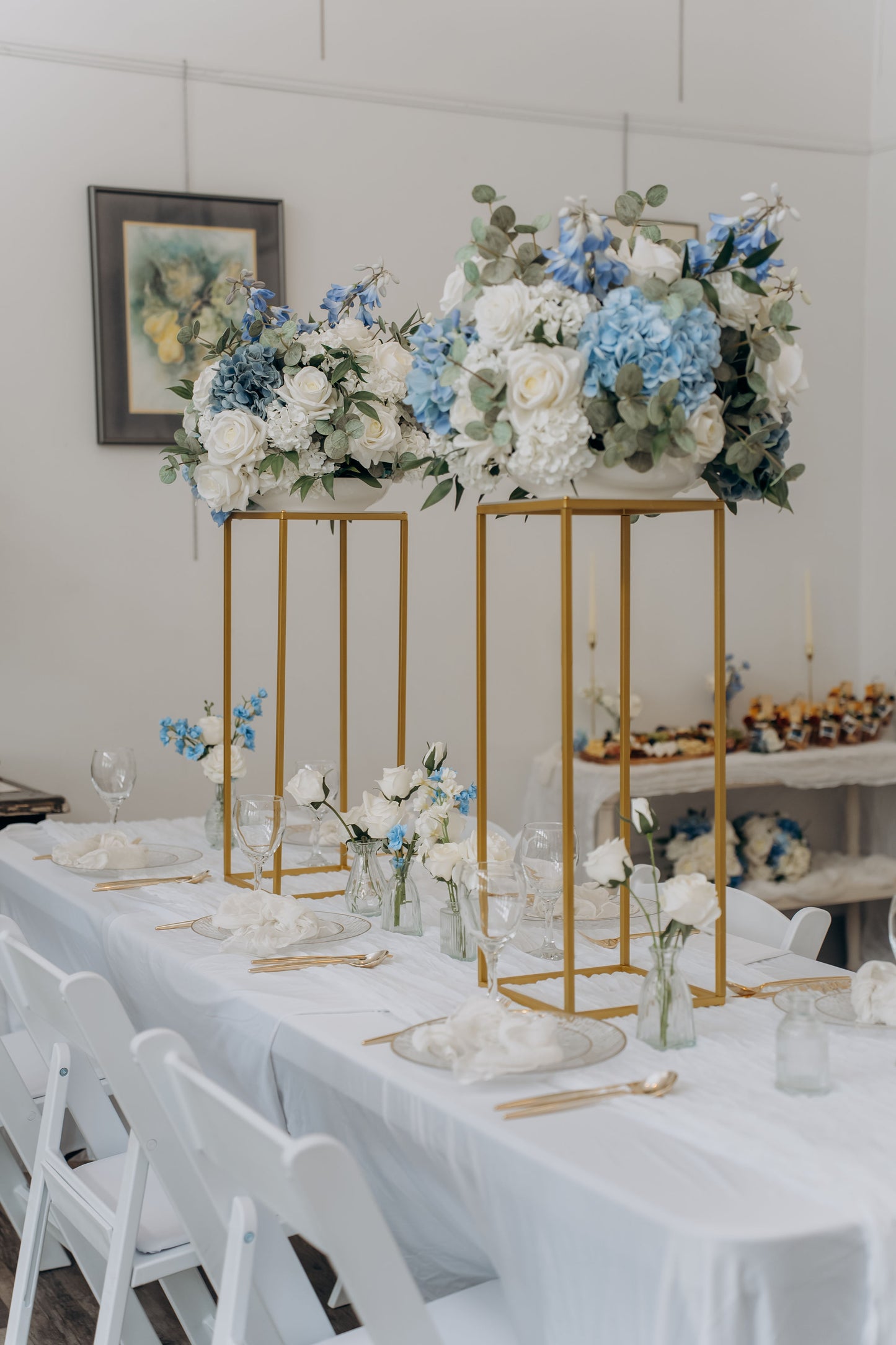 The Reception - Blue & White Collection | Classic & Elegant Floral Rental