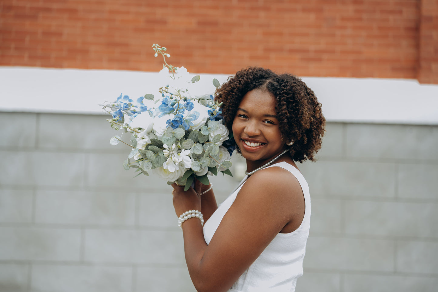 The Wedding Party | Blue & White Collection | Classic & Elegant Wedding Flowers Rental