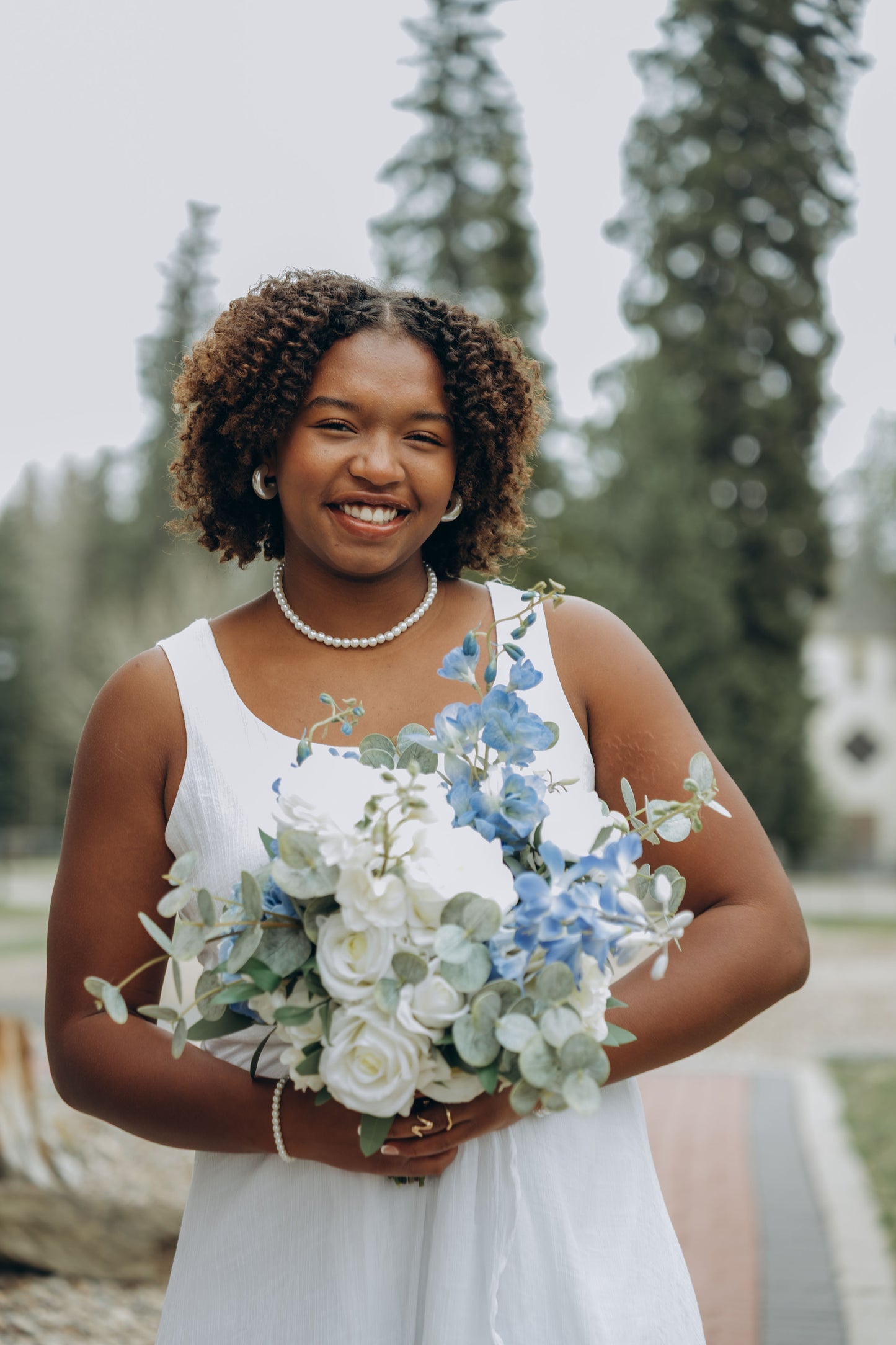 The Wedding Party | Blue & White Collection | Classic & Elegant Wedding Flowers Rental