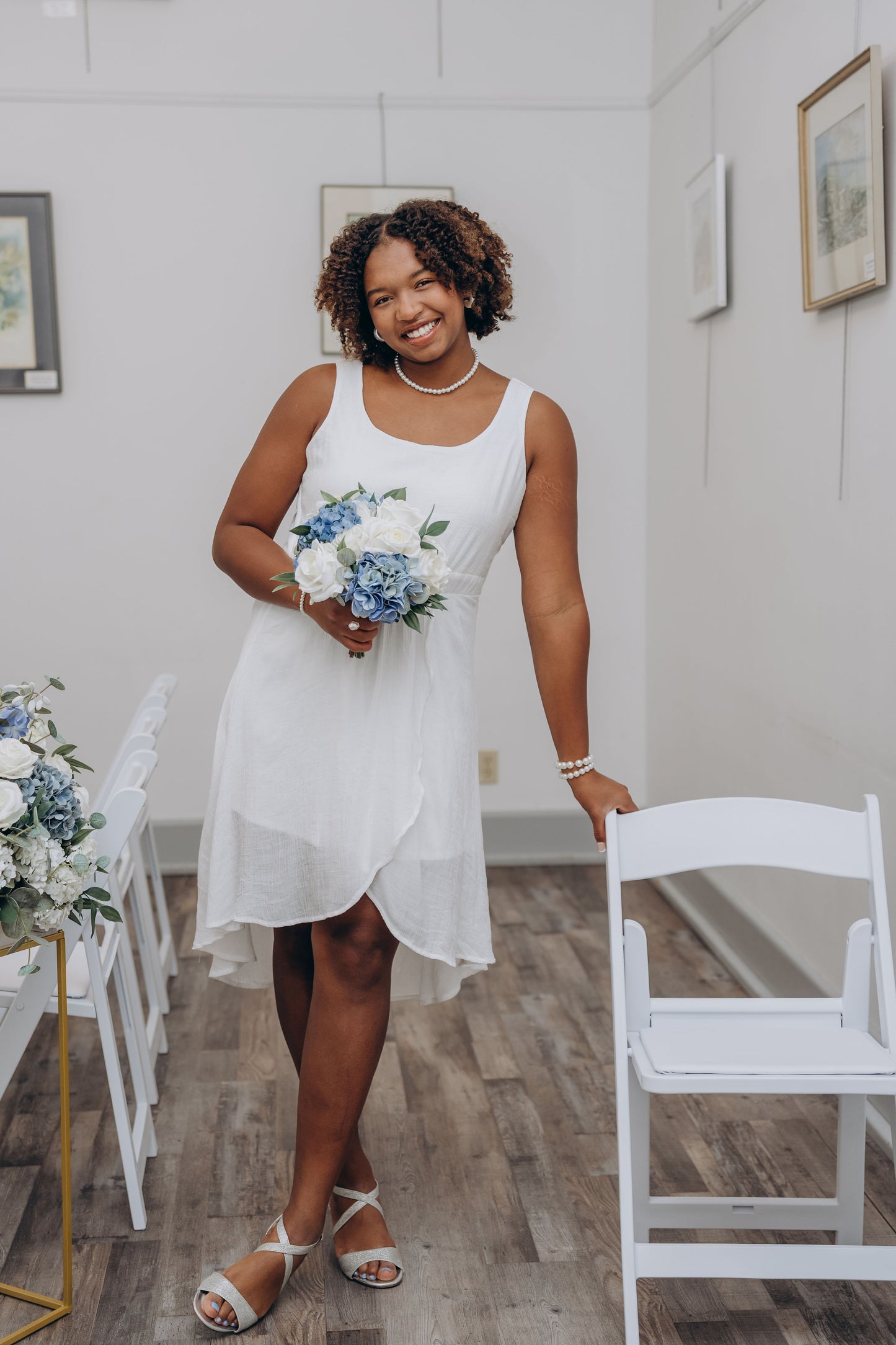 The Wedding Party | Blue & White Collection | Classic & Elegant Wedding Flowers Rental