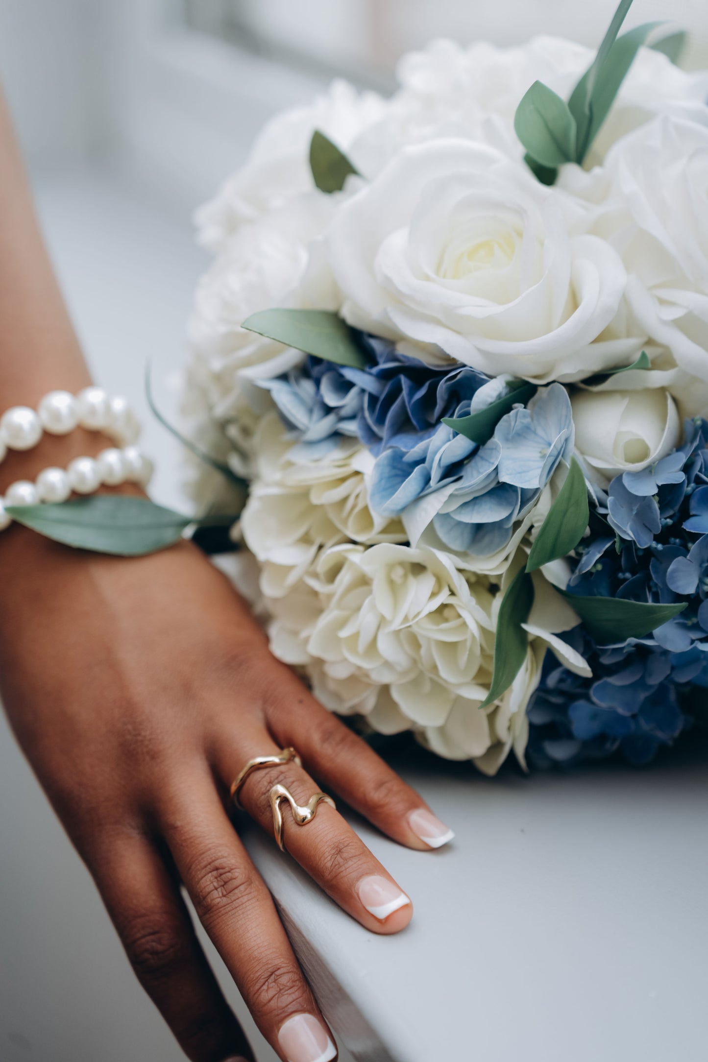 The Wedding Party | Blue & White Collection | Classic & Elegant Wedding Flowers Rental