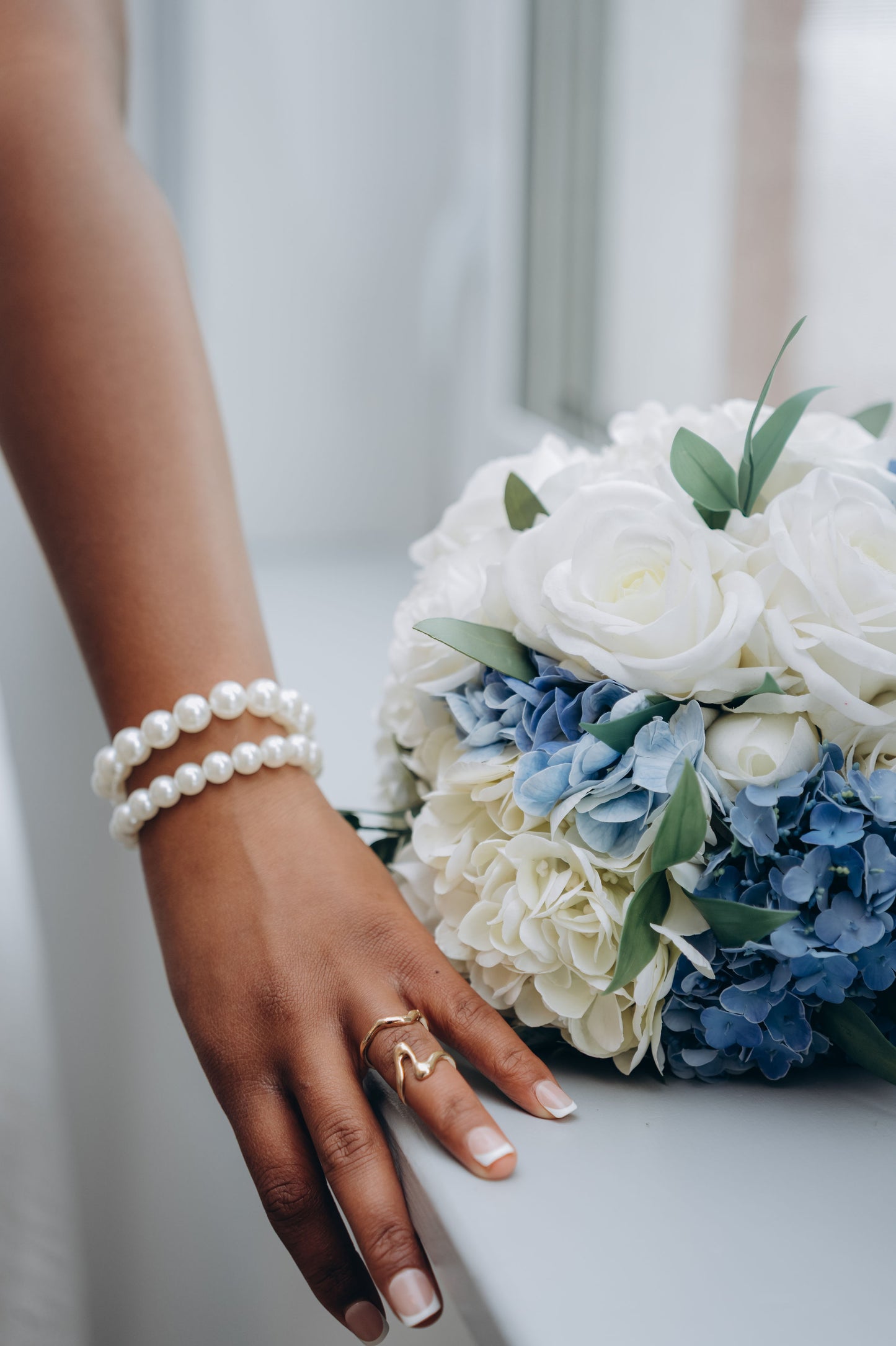 The Wedding Party | Blue & White Collection | Classic & Elegant Wedding Flowers Rental
