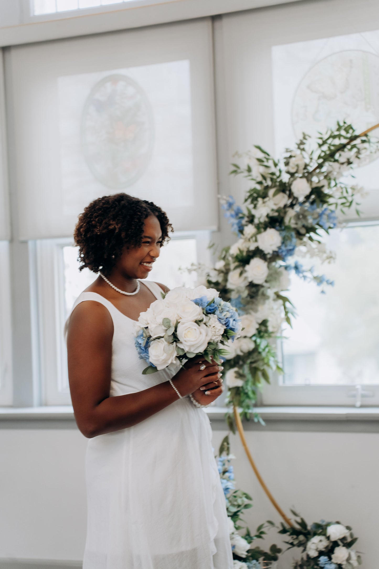 The Wedding Party | Blue & White Collection | Classic & Elegant Wedding Flowers Rental