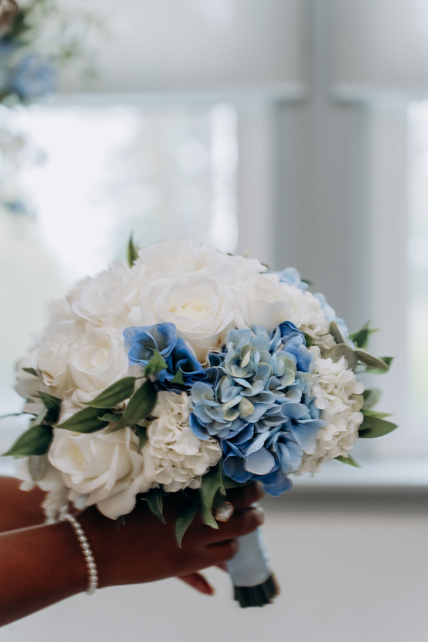 The Wedding Party | Blue & White Collection | Classic & Elegant Wedding Flowers Rental