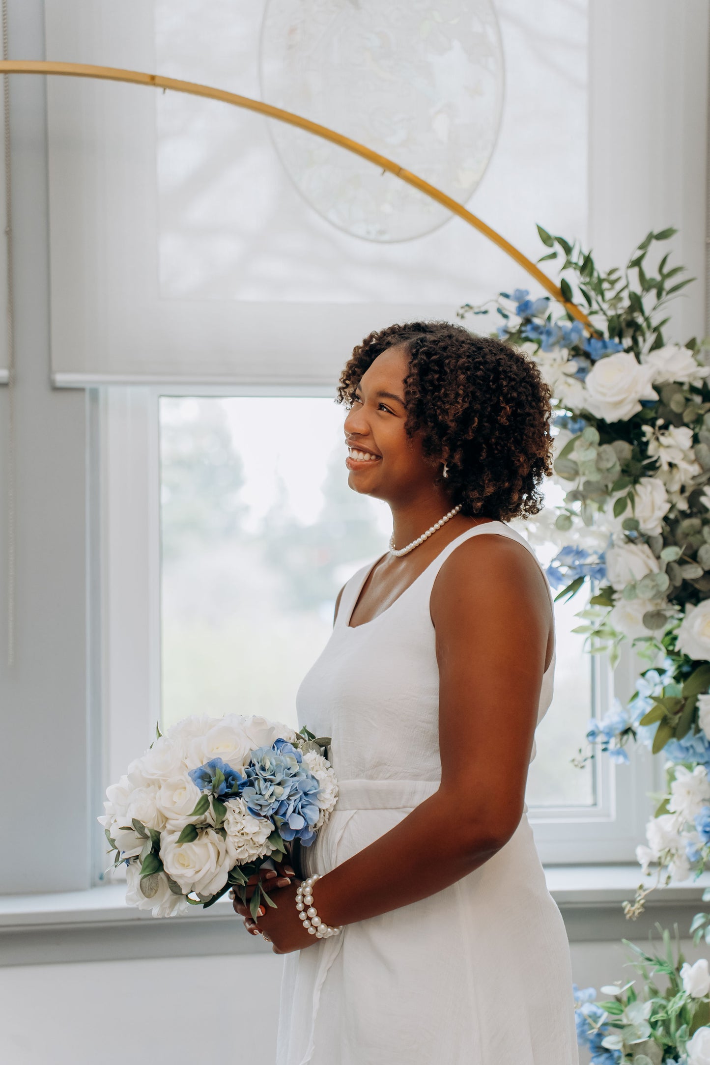 The Wedding Party | Blue & White Collection | Classic & Elegant Wedding Flowers Rental