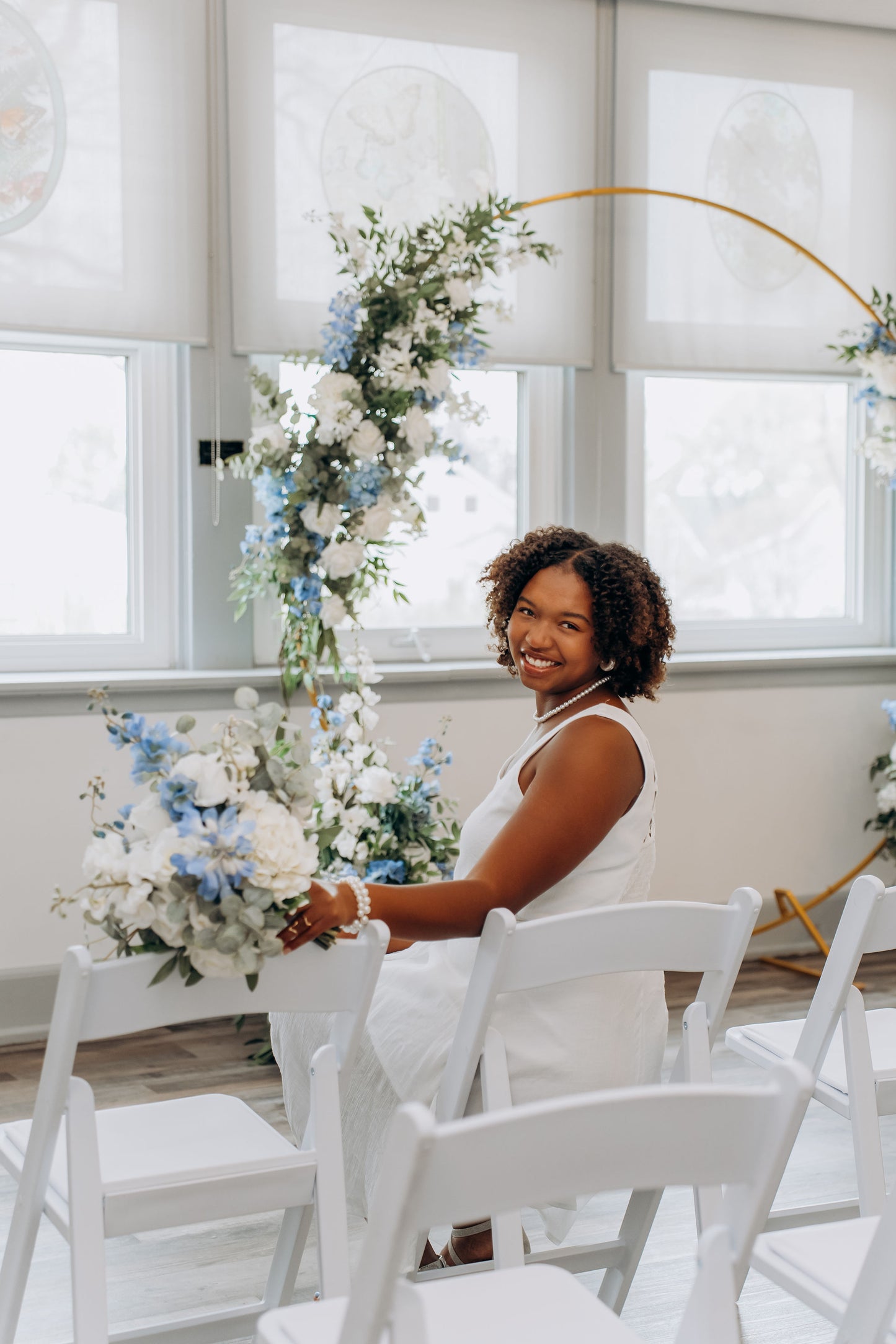 The Wedding Party | Blue & White Collection | Classic & Elegant Wedding Flowers Rental