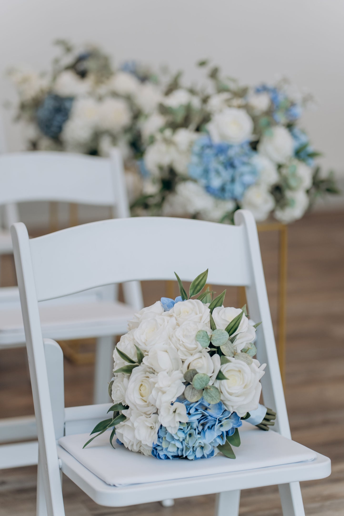 The Wedding Party | Blue & White Collection | Classic & Elegant Wedding Flowers Rental