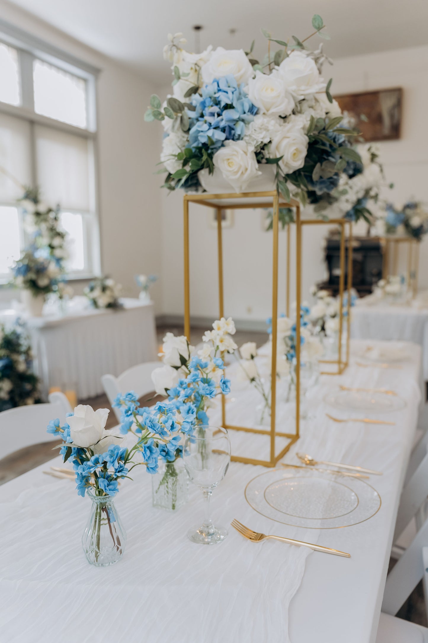 The Reception - Blue & White Collection | Classic & Elegant Floral Rental