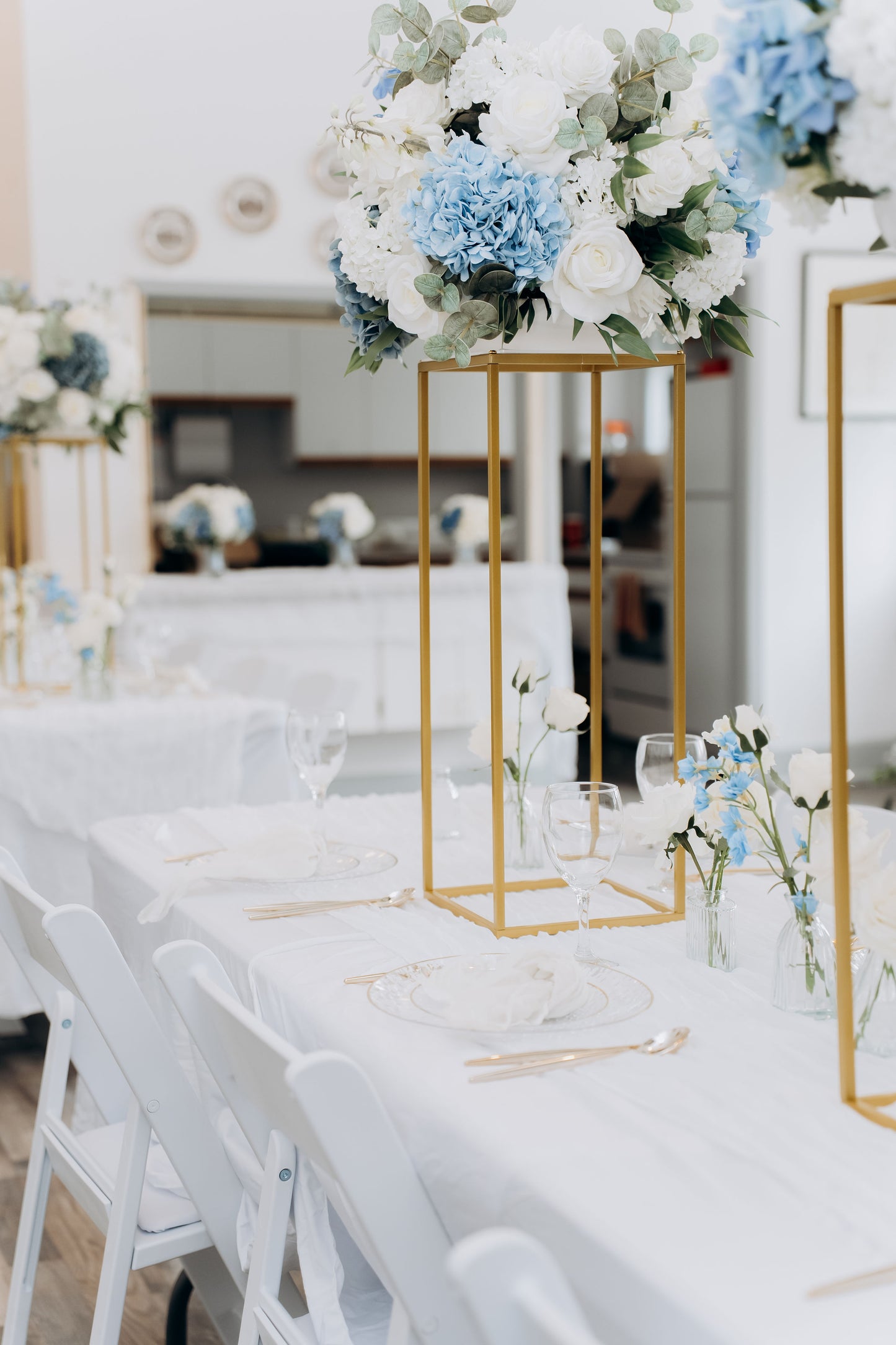 The Reception - Blue & White Collection | Classic & Elegant Floral Rental
