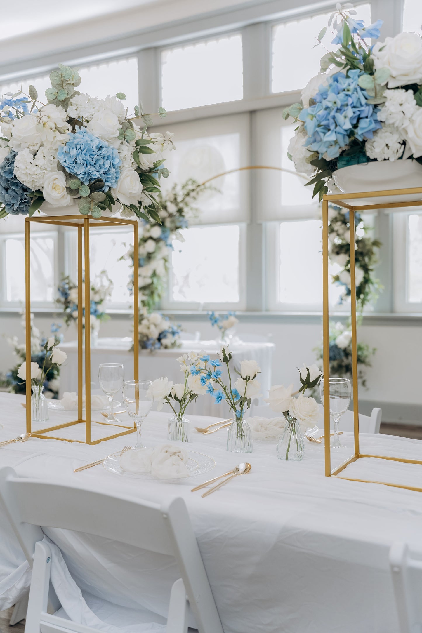 Add-on: 30-pc Bud Vase Arrangements | The Blue & White Collection