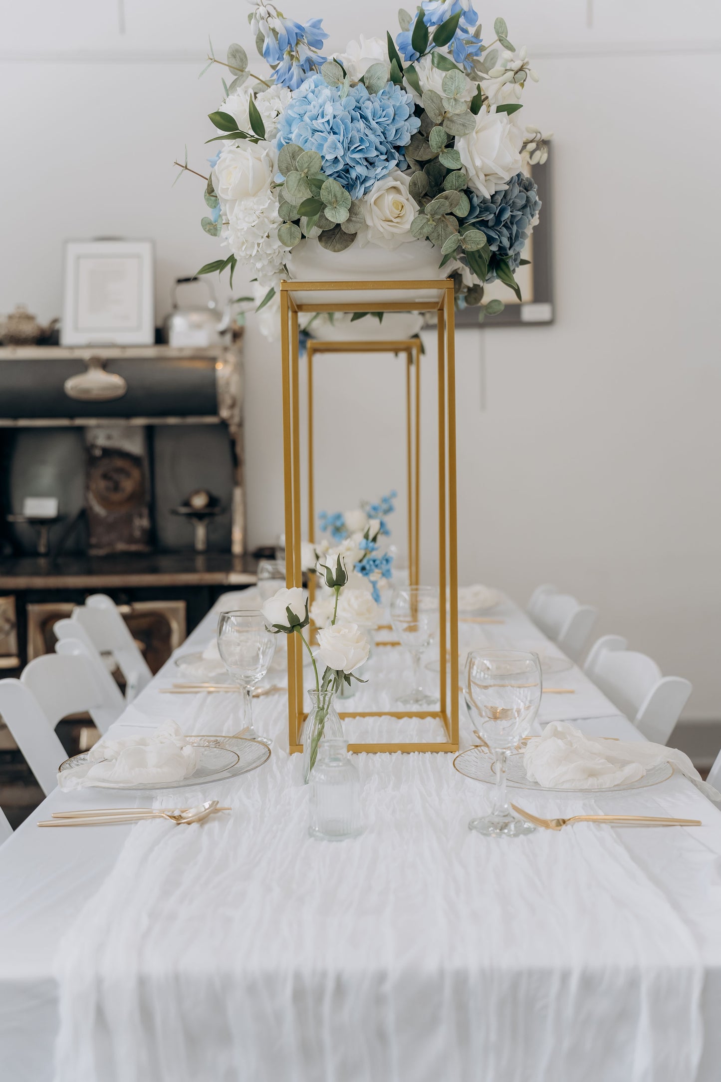 The Reception - Blue & White Collection | Classic & Elegant Floral Rental