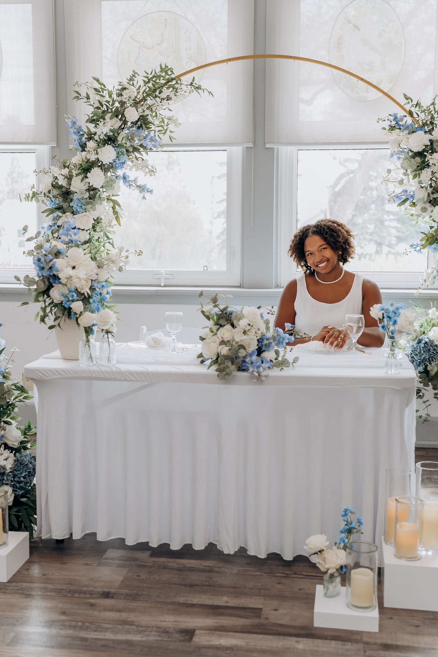 The Wedding Party | Blue & White Collection | Classic & Elegant Wedding Flowers Rental