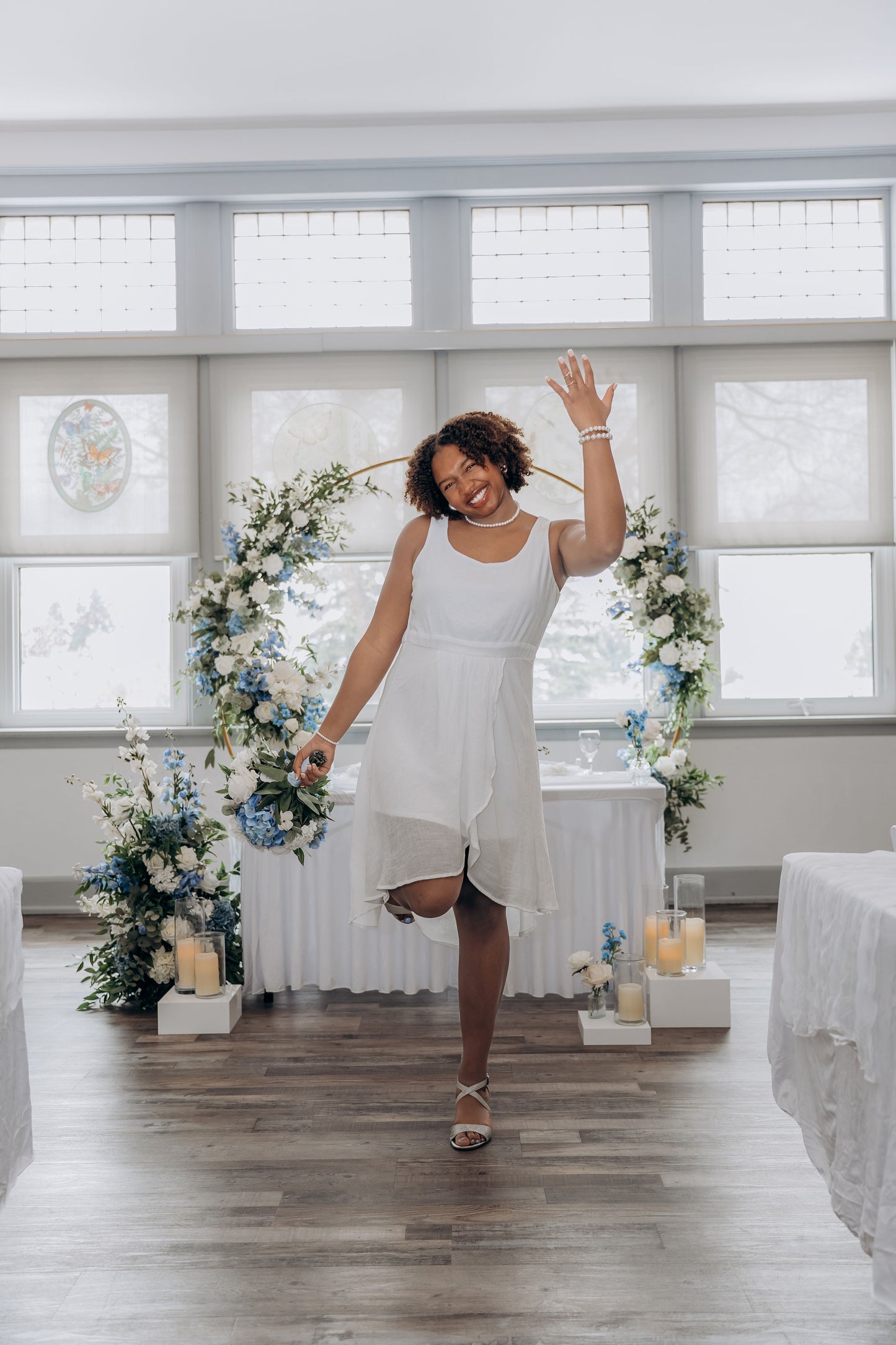 The Wedding Party | Blue & White Collection | Classic & Elegant Wedding Flowers Rental