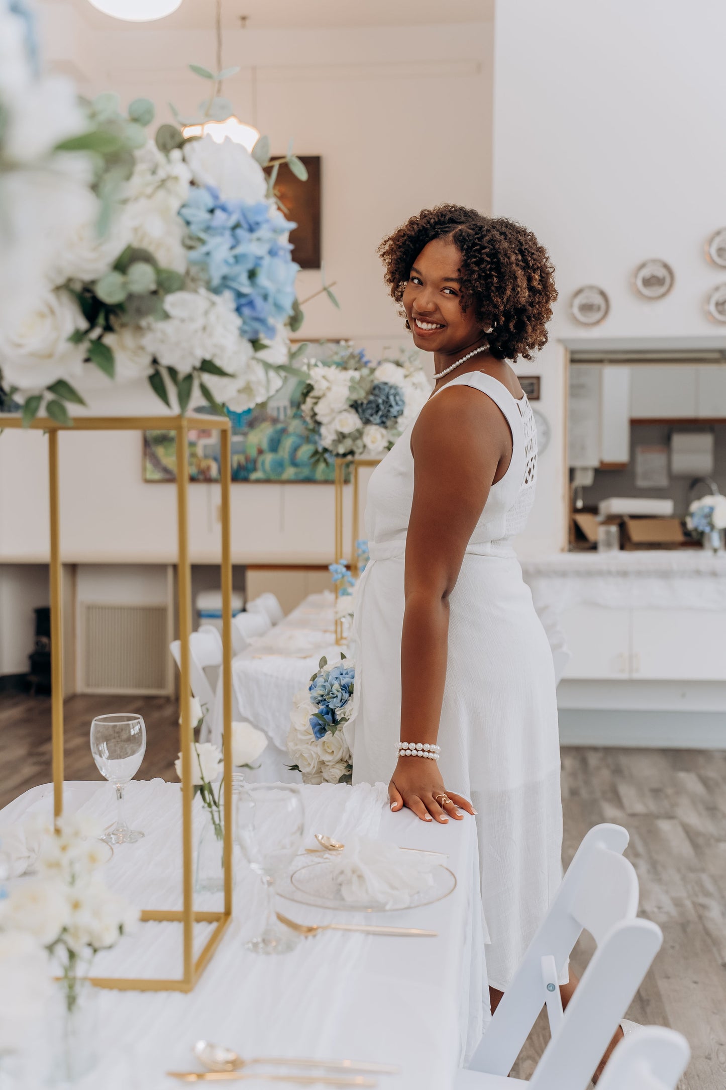 The Reception - Blue & White Collection | Classic & Elegant Floral Rental