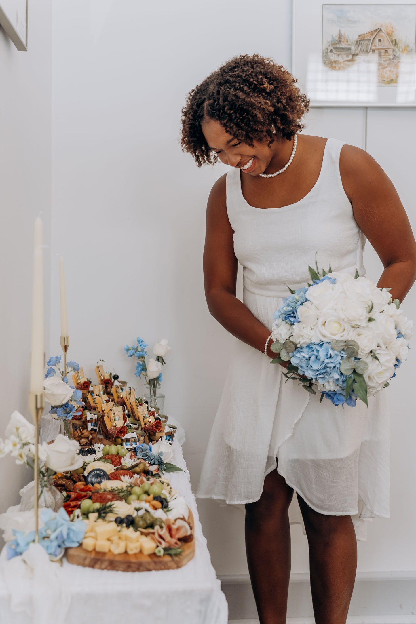 The Wedding Party | Blue & White Collection | Classic & Elegant Wedding Flowers Rental