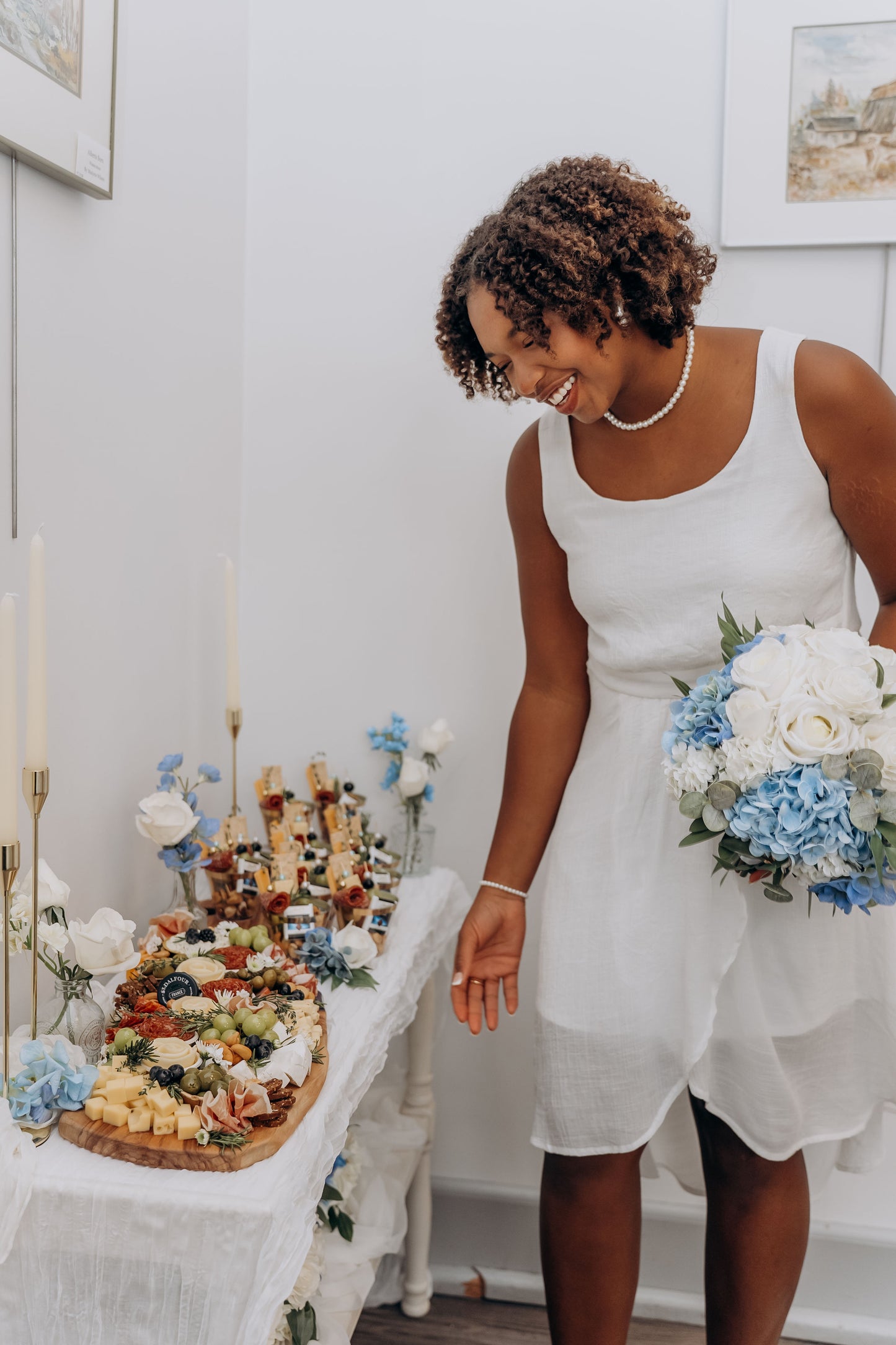 The Wedding Party | Blue & White Collection | Classic & Elegant Wedding Flowers Rental
