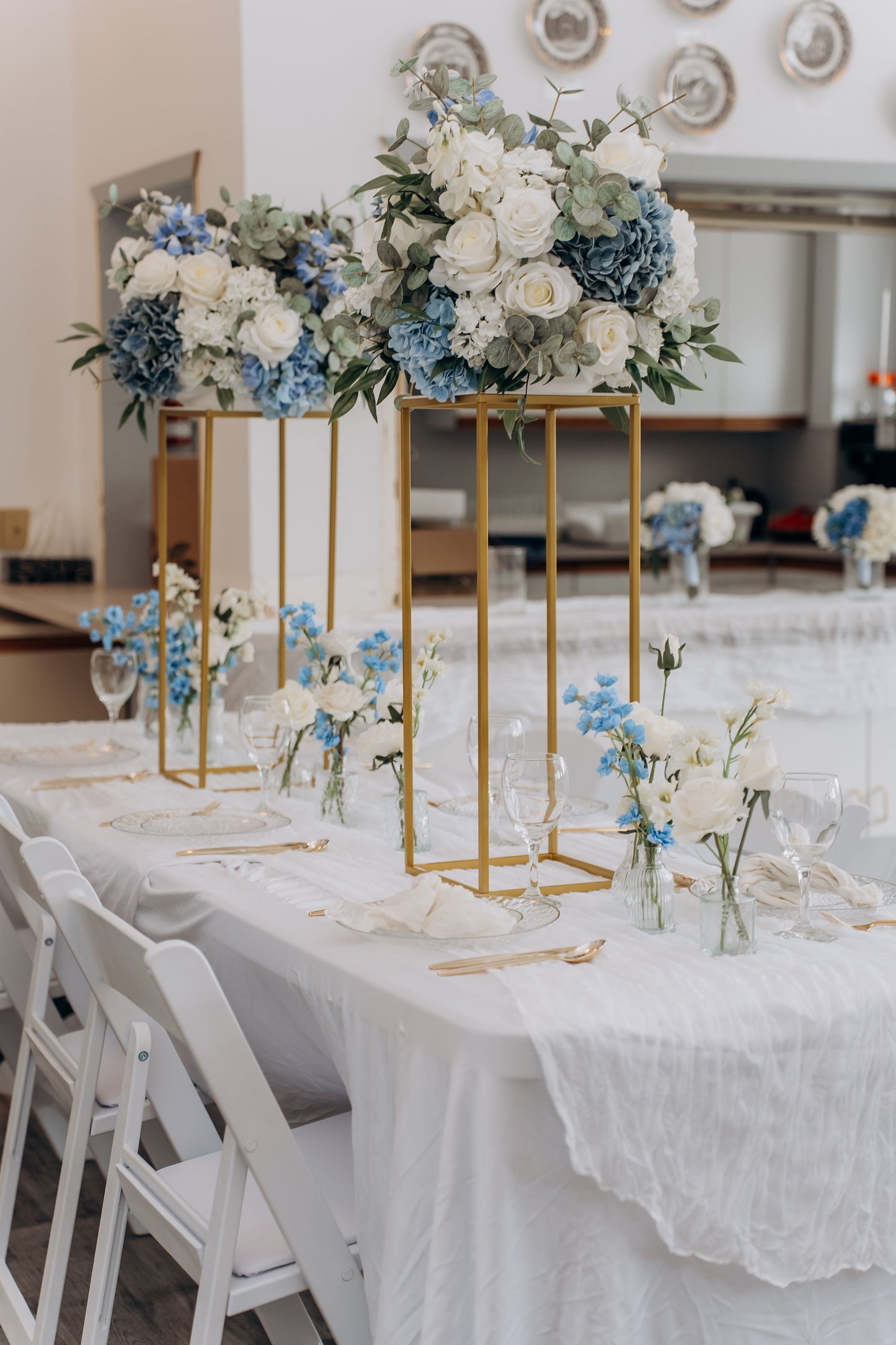 The Reception - Blue & White Collection | Classic & Elegant Floral Rental