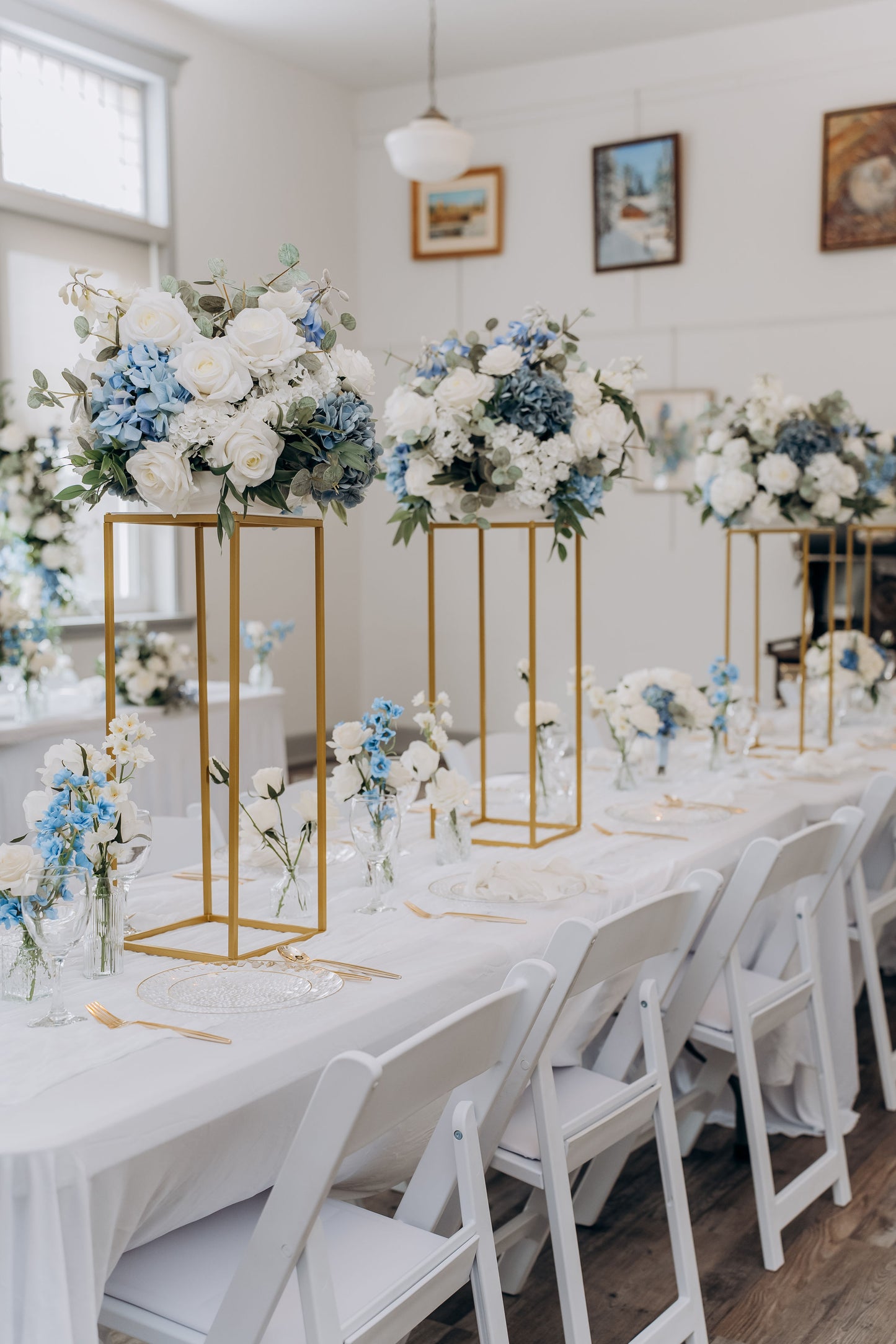 The Reception - Blue & White Collection | Classic & Elegant Floral Rental