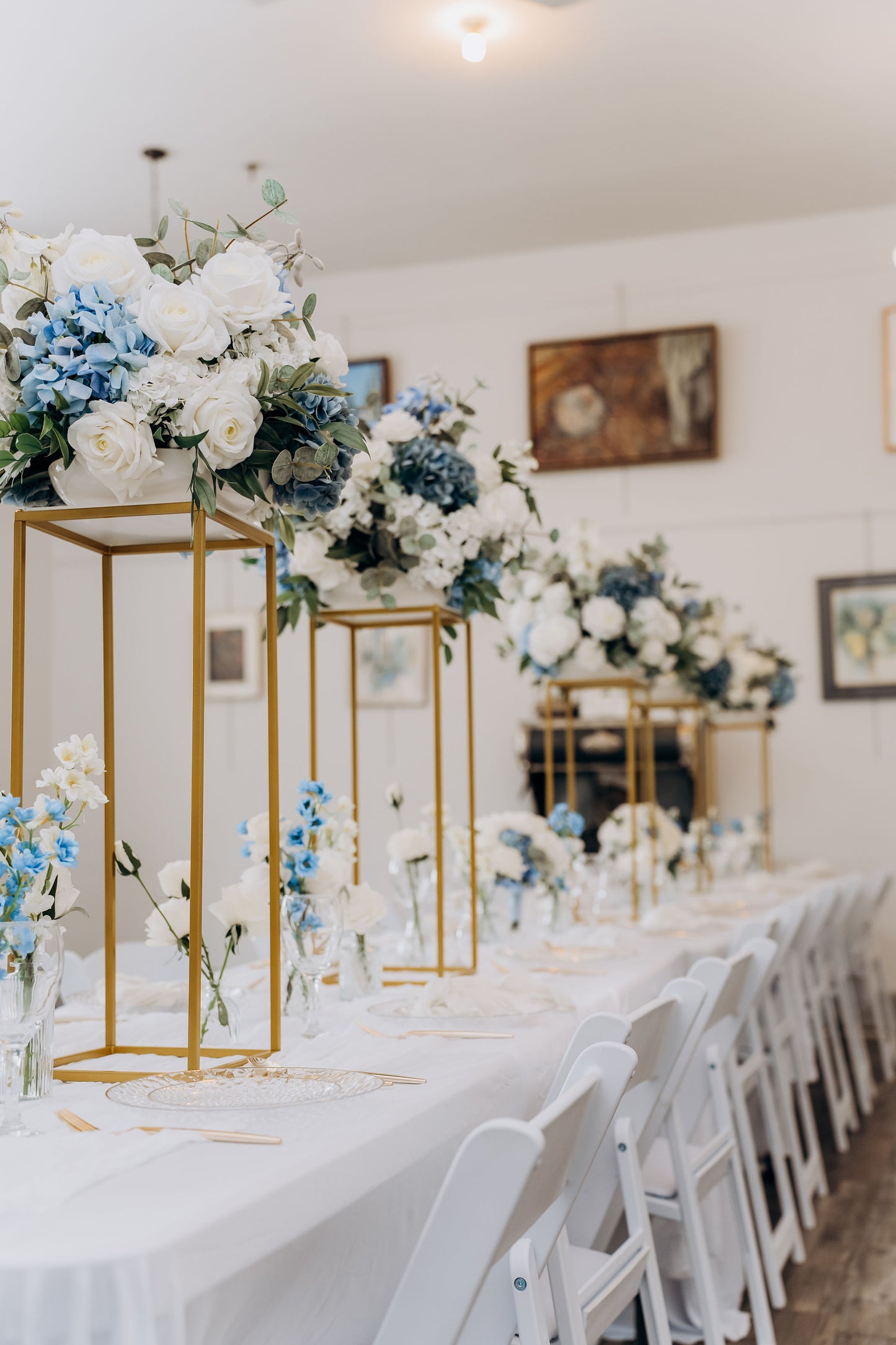 The Reception - Blue & White Collection | Classic & Elegant Floral Rental