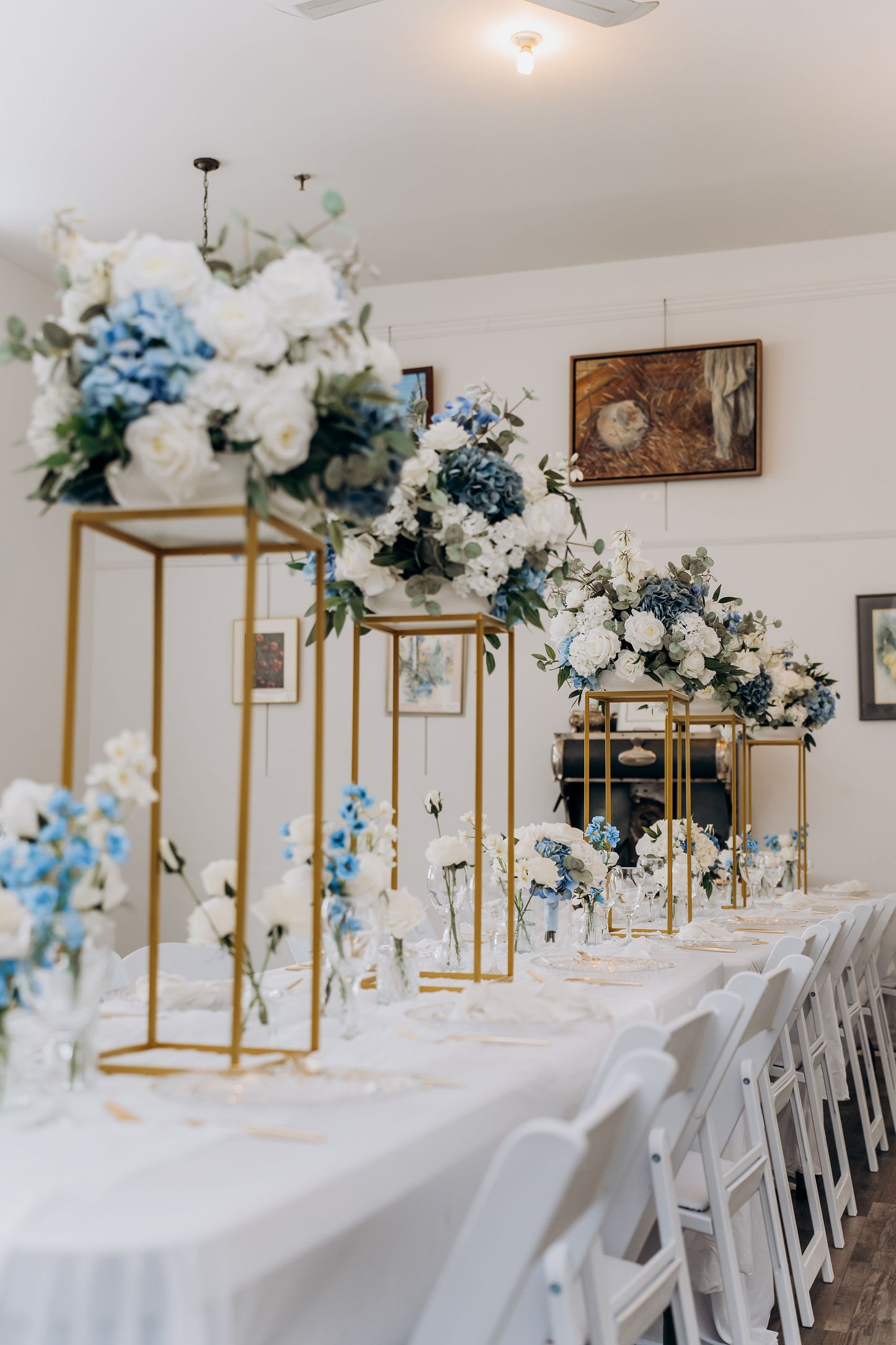 The Reception - Blue & White Collection | Classic & Elegant Floral Rental