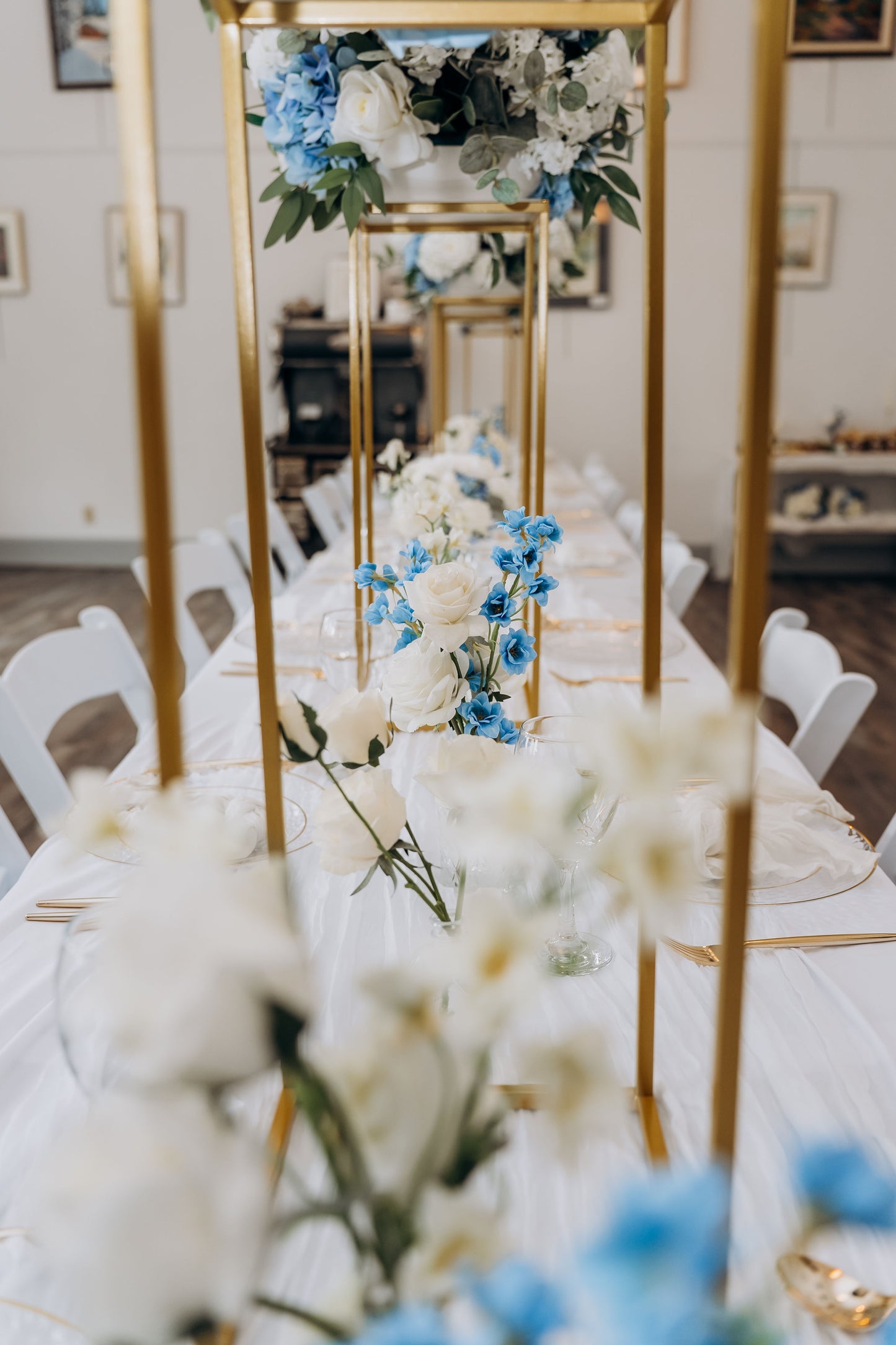 The Reception - Blue & White Collection | Classic & Elegant Floral Rental
