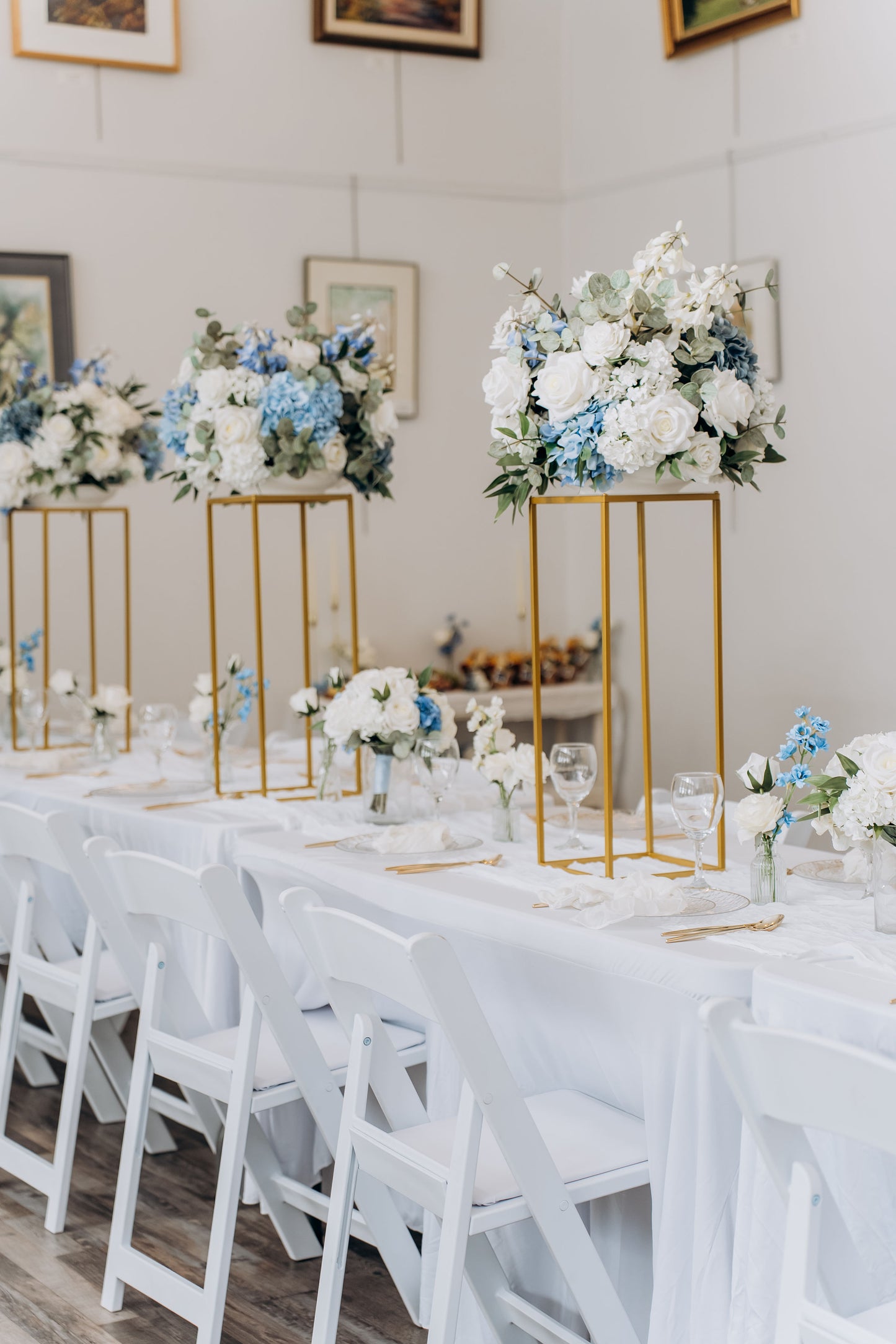 The Reception - Blue & White Collection | Classic & Elegant Floral Rental