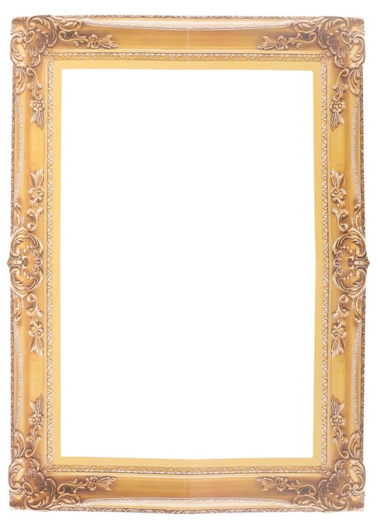 Distressed Frame - Butter Yellow | Event Decor Rentals