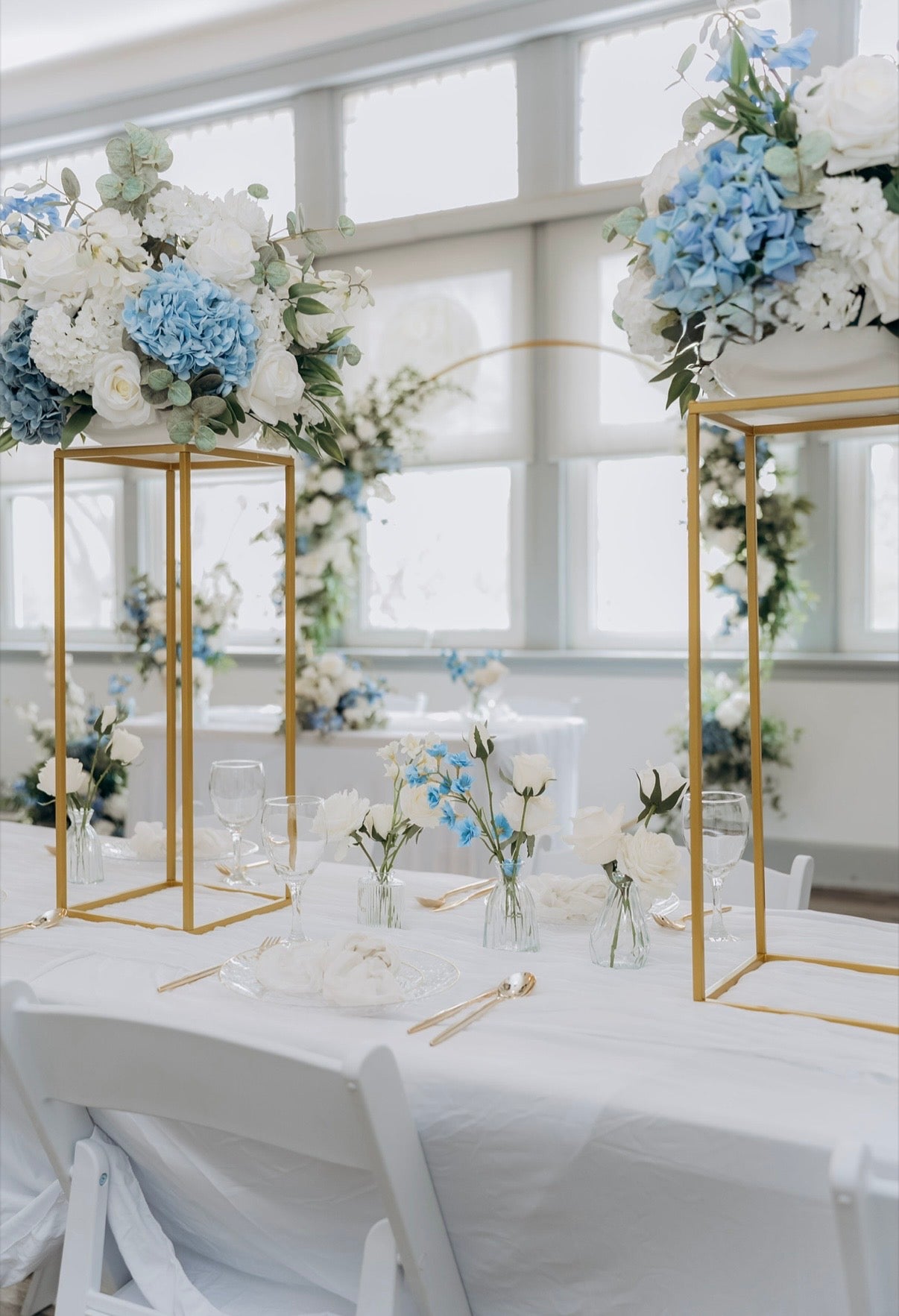 The Reception - Blue & White Collection | Classic & Elegant Floral Rental